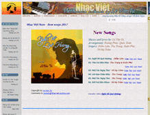 Tablet Screenshot of nhacviet-ucchau.com